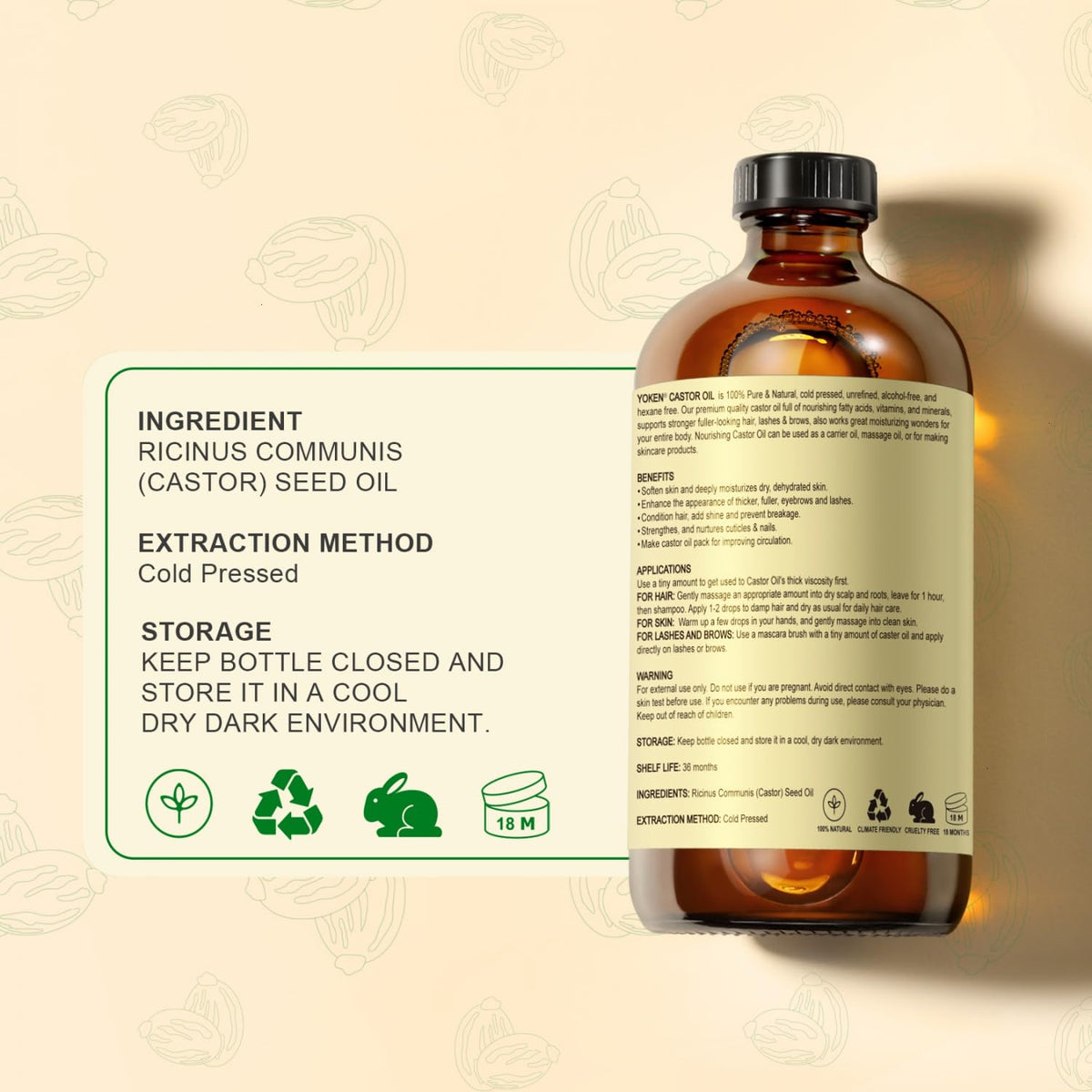 Yoken mixed with jojoba in jar showing blendability for DIY recipes