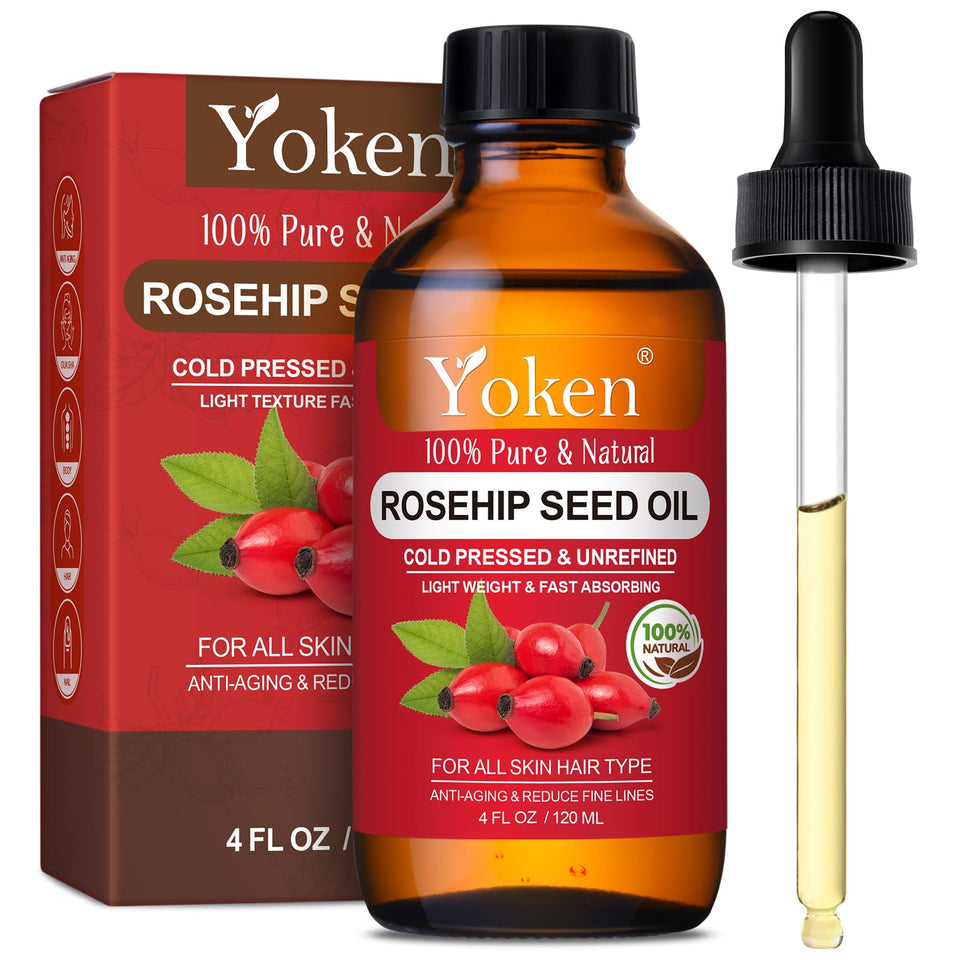 Yoken front bottle showing clean packaging and clear oil benefits