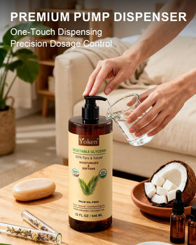 Yoken glycerin with essential oils demonstrating carrier use and aroma preservation benefit