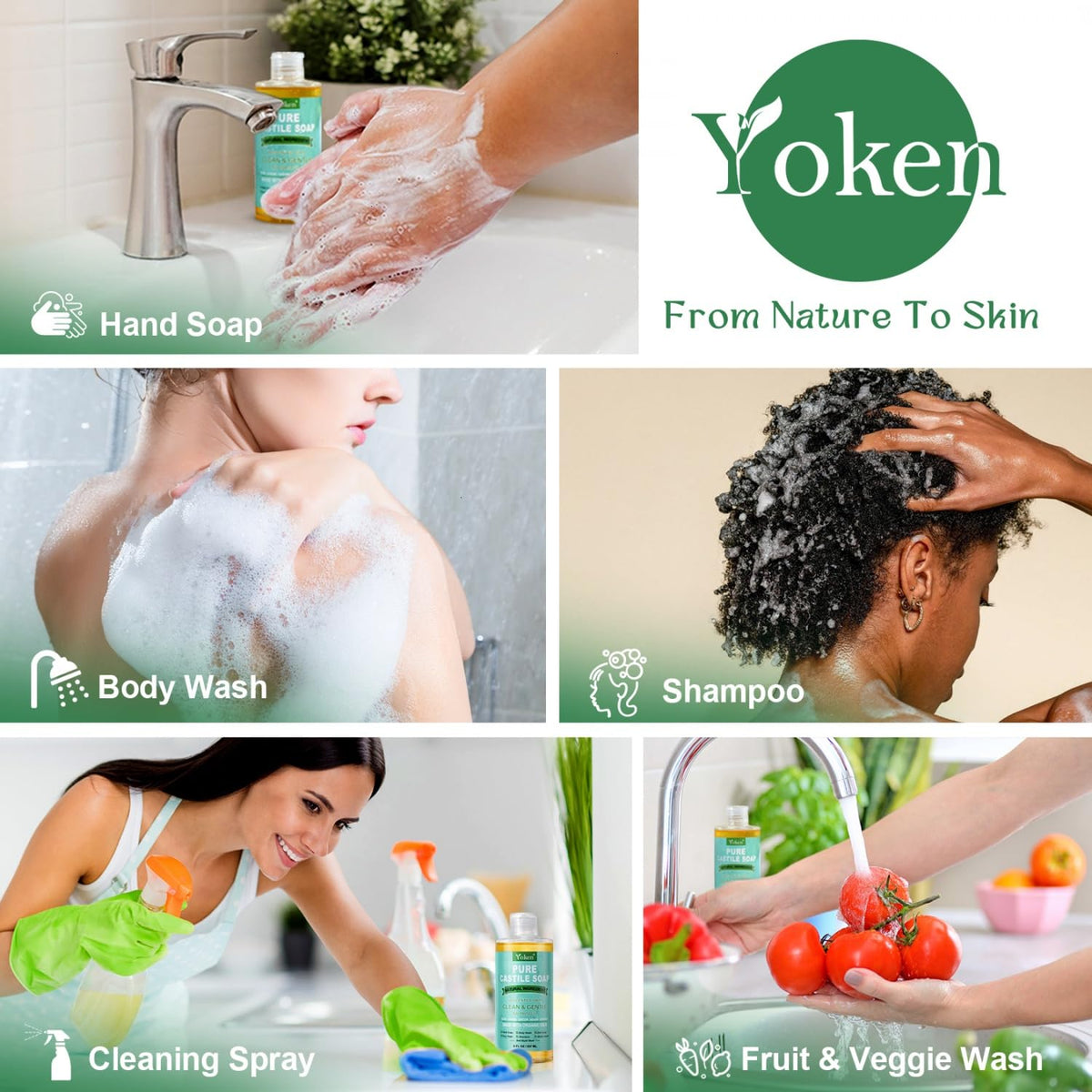 Close-up of castor and jojoba oils used in Yoken — nourishing plant benefit