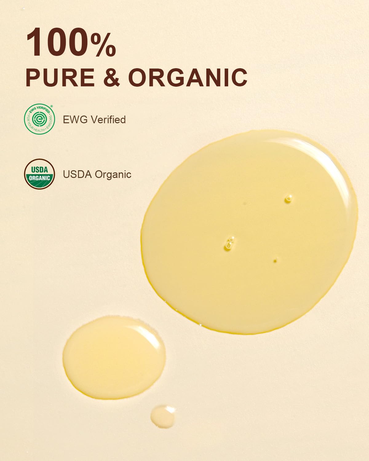 Yoken jojoba oil being dispensed from pump for easy mess-free use and measured dosing
