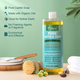 Yoken label closeup displaying organic ingredients and EWG verification benefit