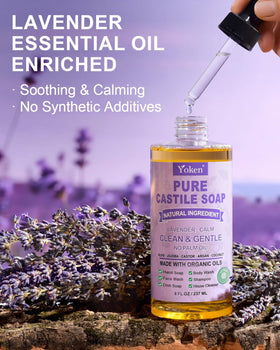 Yoken lather in hand demonstrating gentle cleansing benefit