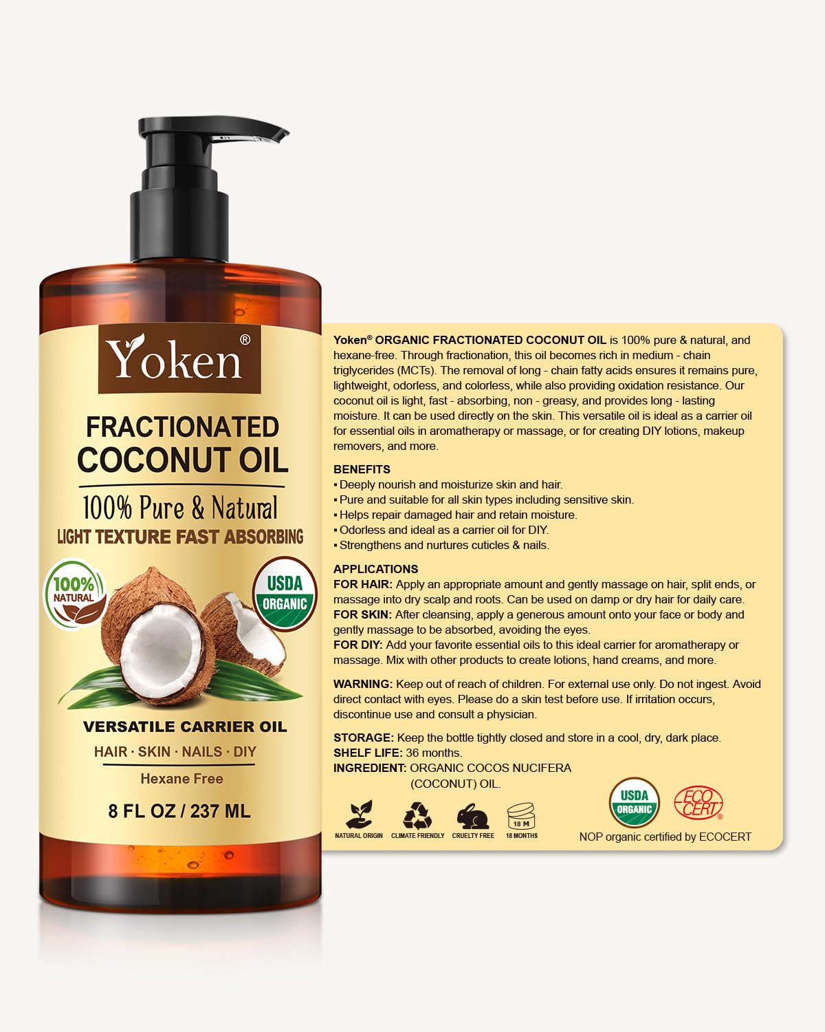 Yoken bottle on bathroom vanity suggesting daily skincare ritual