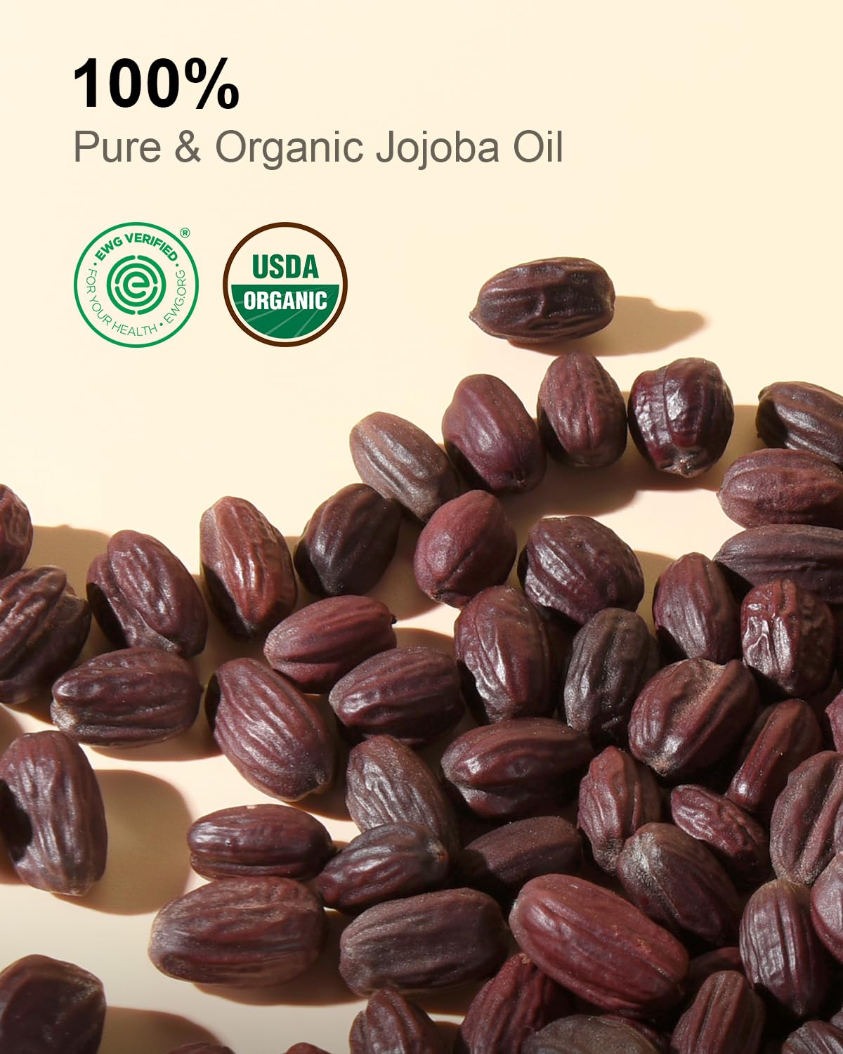 Yoken jojoba oil texture on hand close-up showing lightweight absorption benefit