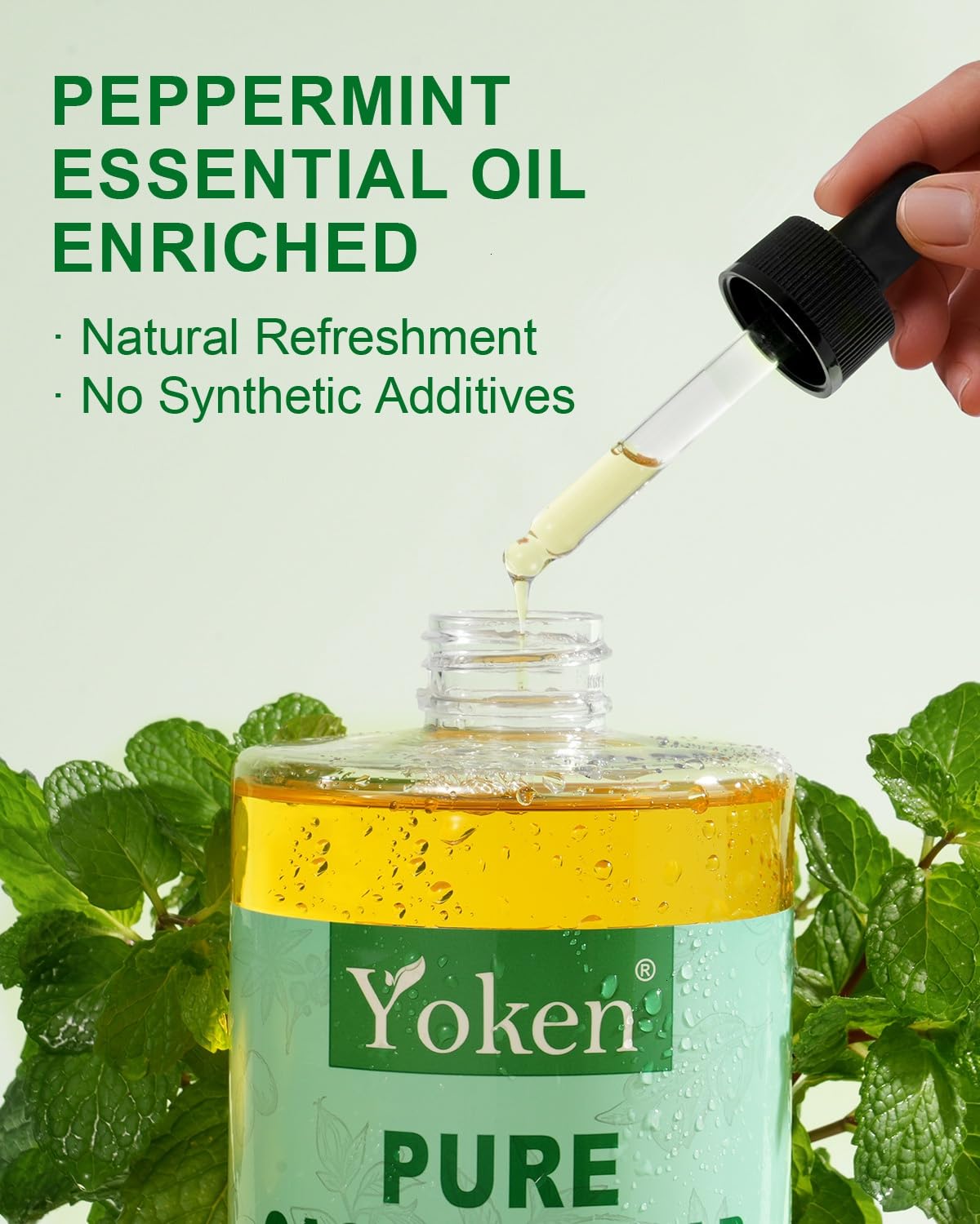 Close-up of Yoken soap texture highlighting plant-oil richness and lather
