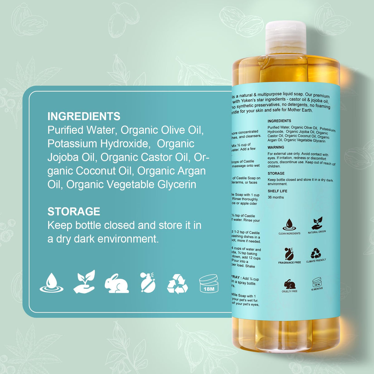 Pet shampooing with Yoken soap demonstrating gentle care