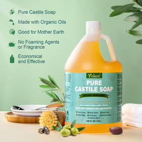 Yoken soap pour close-up showing smooth texture and concentrated quality