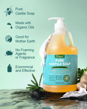 yoken pouring into diluter demonstrates concentrated formula and economy