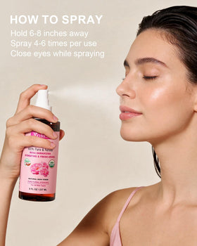 Yoken spray nozzle producing fine mist for even, lightweight hydration