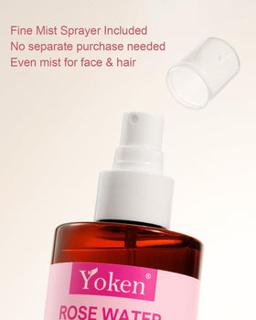 Yoken bottle held in hand showing 8 oz travel-friendly size and convenience