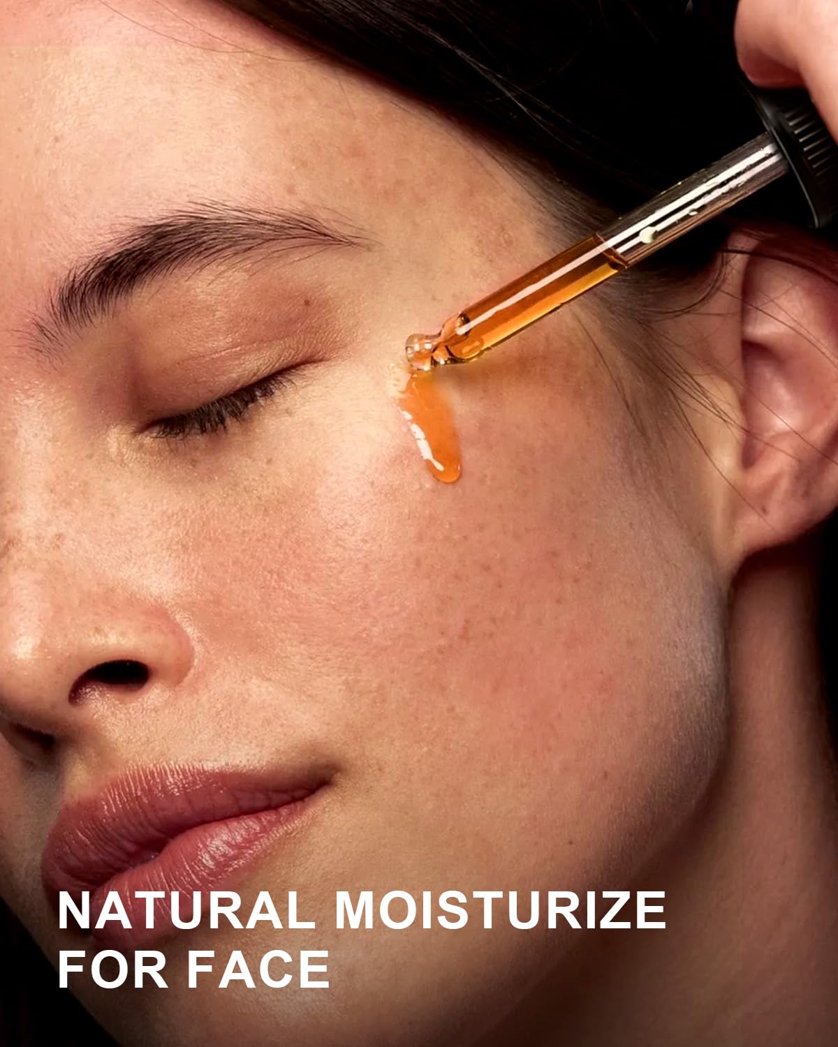Yoken oil used on hair ends adding shine and reducing frizz visibly