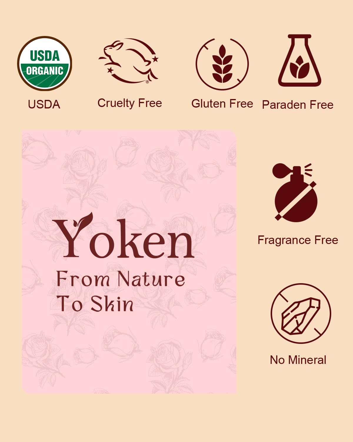 Yoken bottle held next to a hand to show size and portable everyday use