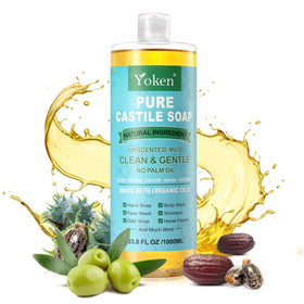 Yoken bottle next to common items showing 33.8 fl oz size and long-lasting value