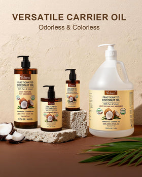 Yoken bottle next to hand showing 8 fl oz scale and travel readiness