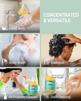 yoken soap lather on hands illustrating gentle cleansing and mildness