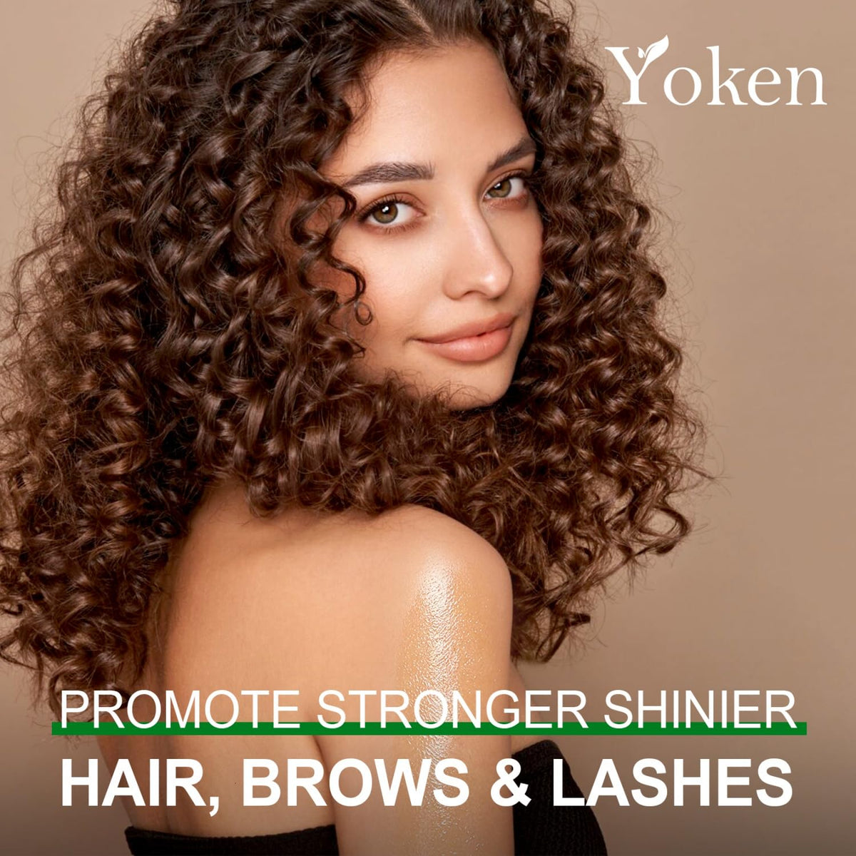Yoken spoolie brushing eyelashes for conditioning and neat application