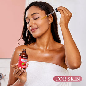 Yoken oil texture on skin demonstrating fast absorption and smooth finish