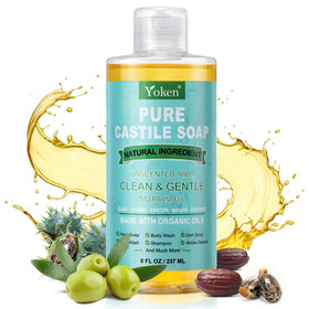 Yoken bottle in travel toiletry kit — compact multiuse cleaning benefit