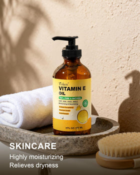 Yoken oil drop on hand texture image showing lightweight, fast-absorbing feel