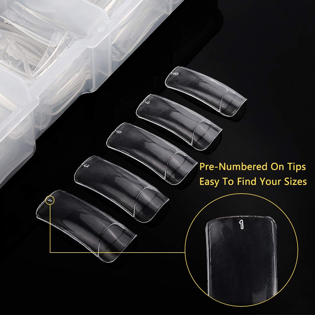 Yokilly included nail files and cutter displayed for immediate use