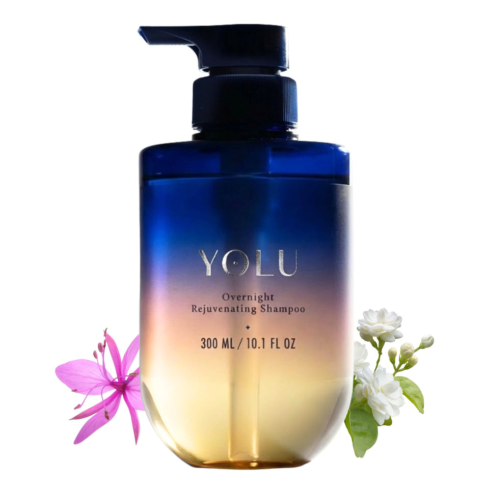 YOLU front packaging bottle showing product and scent benefits
