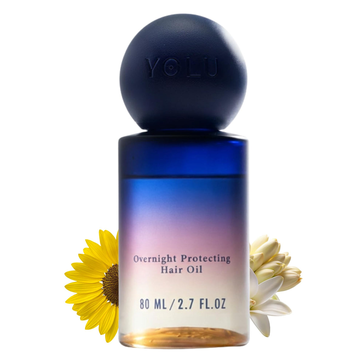YOLU front packaging showing 2.71 fl oz bottle and benefits