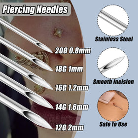 YONGDA close-up tri-bevel tip view showing sharp edge for smooth piercing