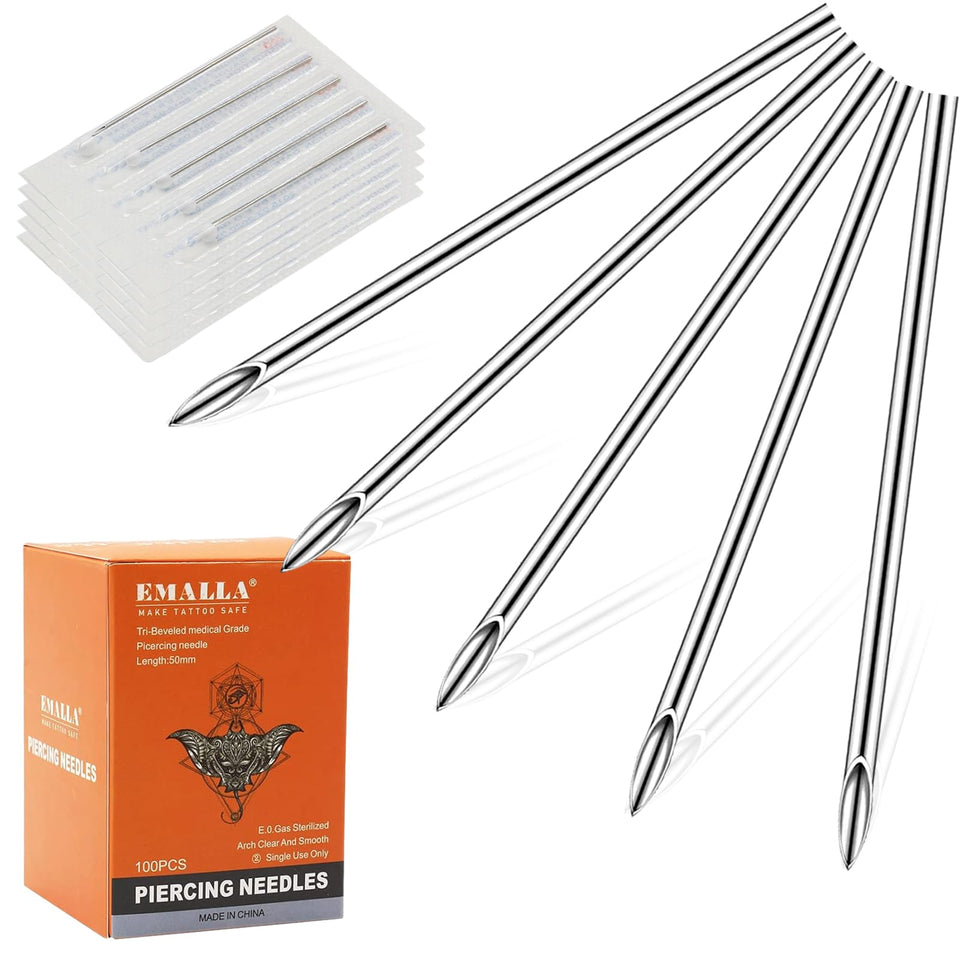 YONGDA front packaging showing 100 sealed 16G needles for studio stocking