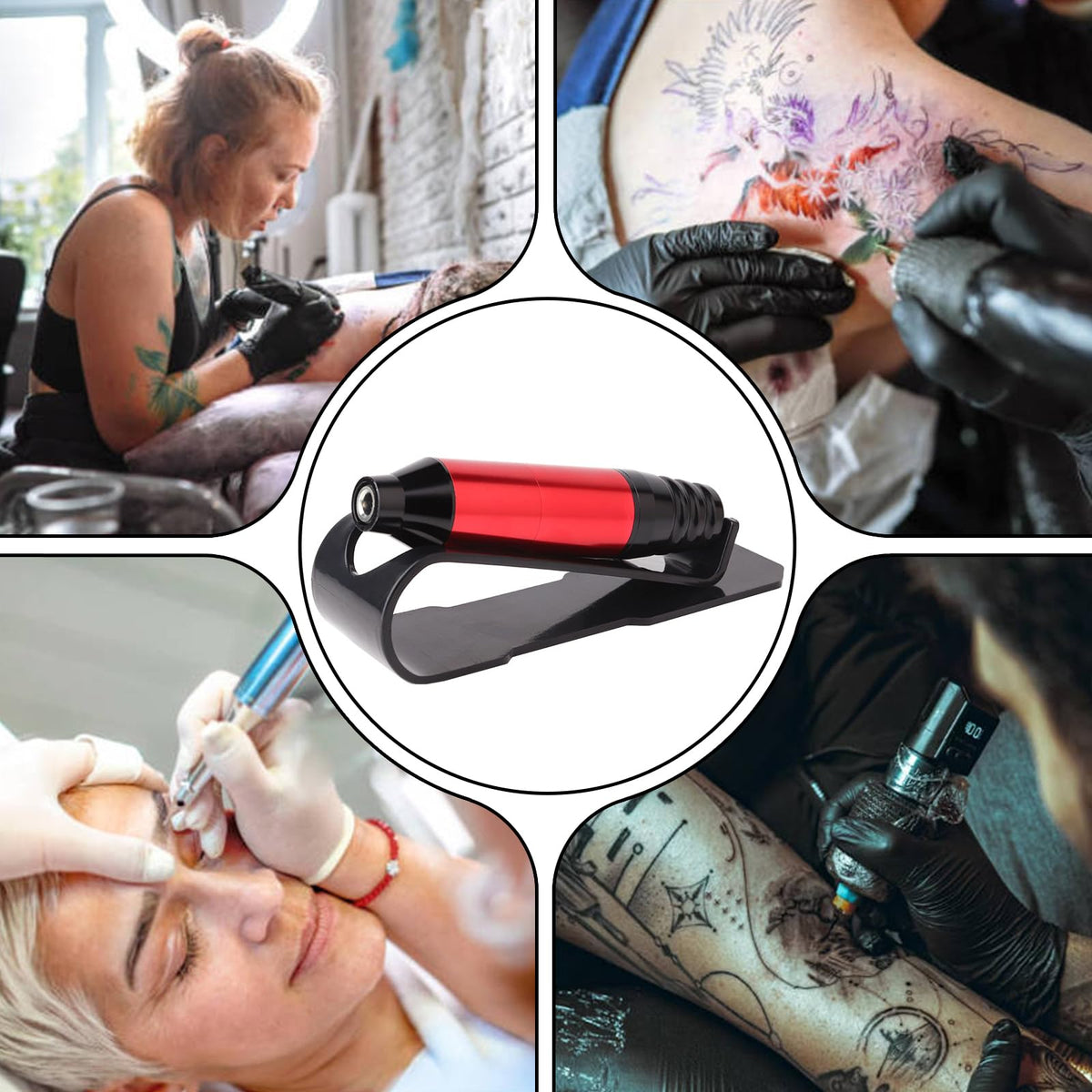 YONGDA stands on tattoo station showing professional tidy workspace benefit