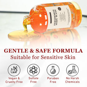 yoniagood bottle in shower setting suggesting everyday moisturizing use