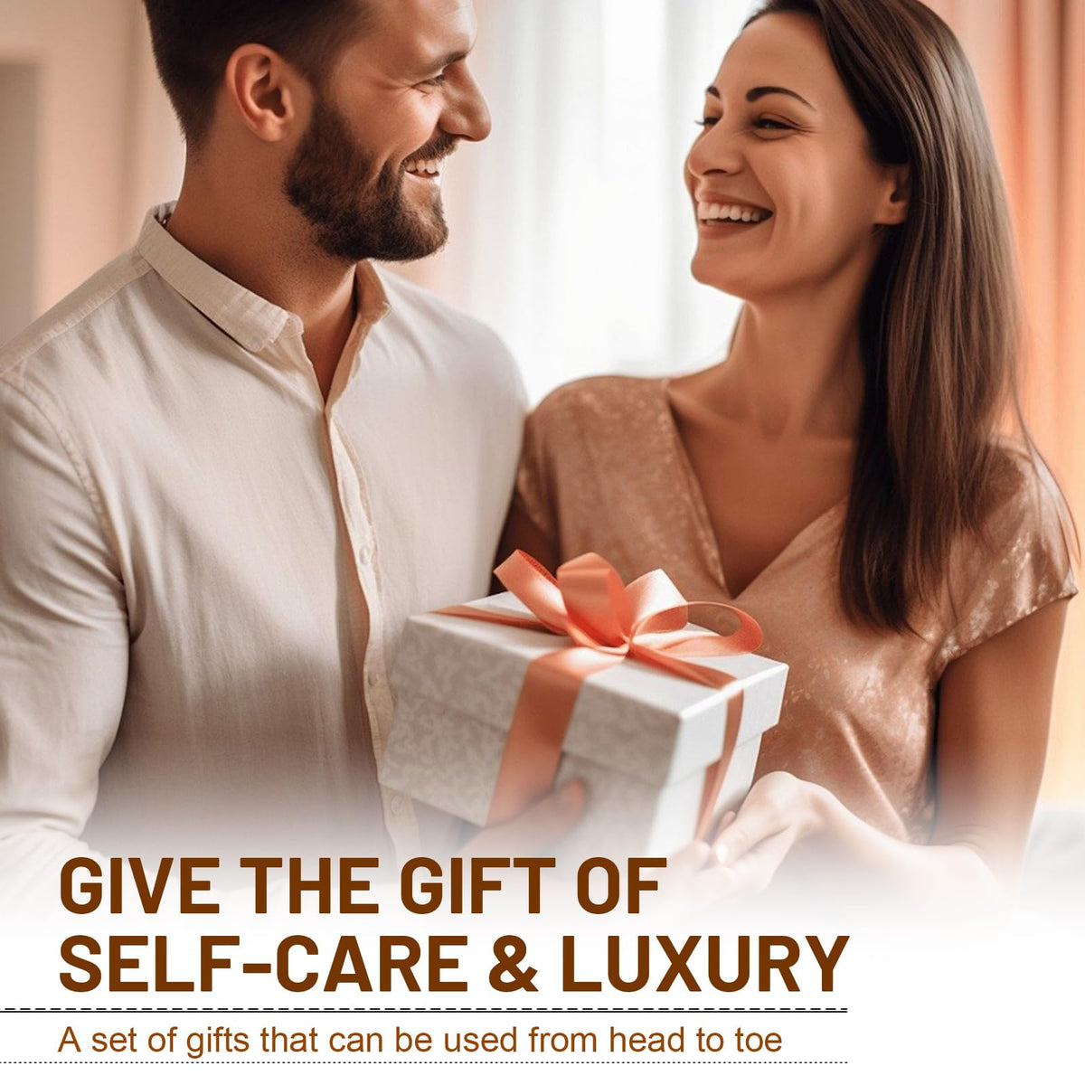 yoniagood elegantly wrapped gift box presenting premium shower gift option