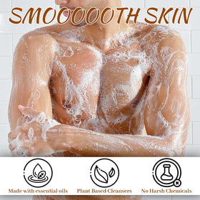 yoniagood label and ingredient list highlighting plant-based cleanser benefits