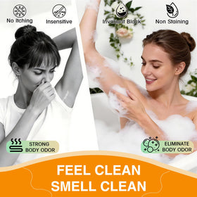 yonisayo lather foam in hand demonstrating rich cleansing action