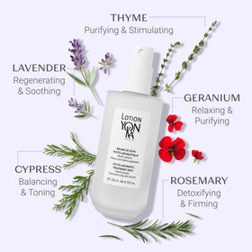Yonka applied to cotton pad, prepares skin for serums effectively