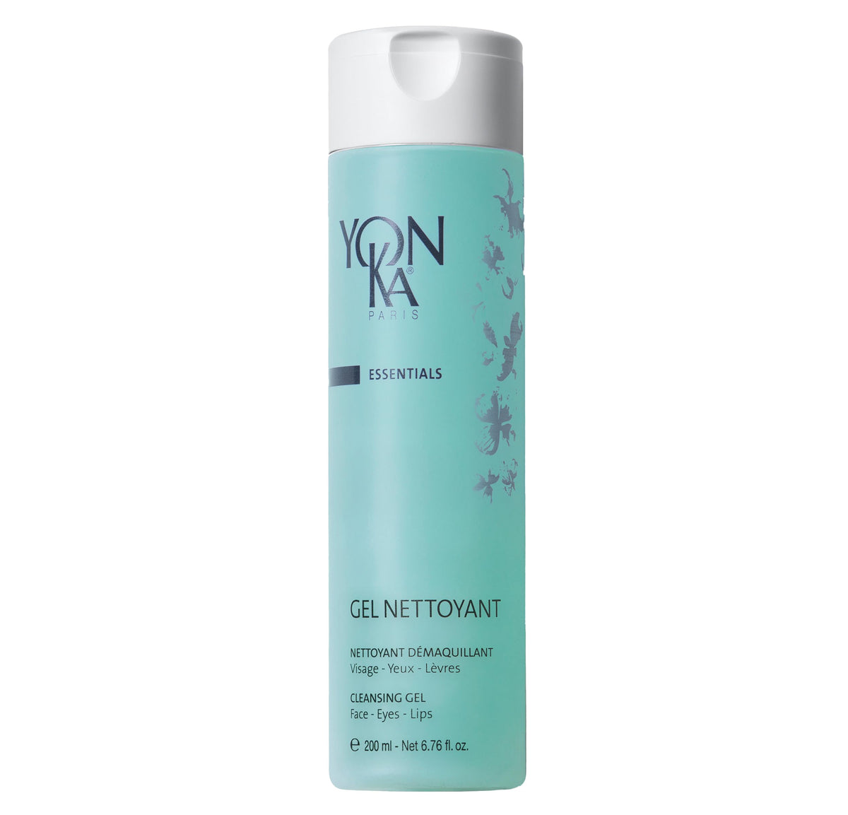 Yonka gel cleanser front tube showing brand and clean design, conveys professional results