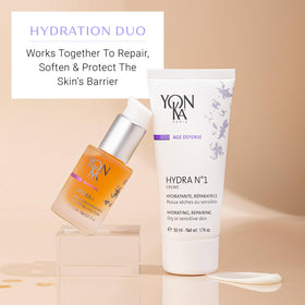 Yonka Hydra No.1 label close-up showing active ingredients and key benefits