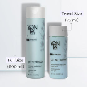Yonka used on a cotton pad to gently remove eye and lip makeup