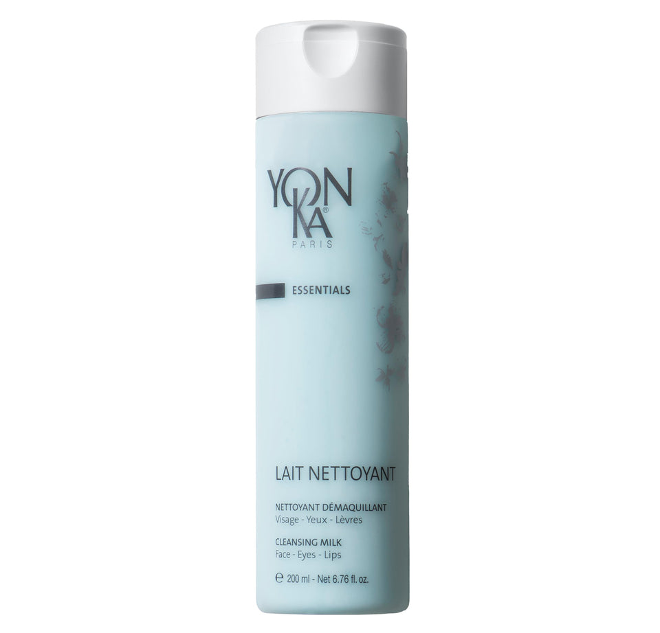 Yonka front packaging showing bottle and branding, highlights gentle cleansing