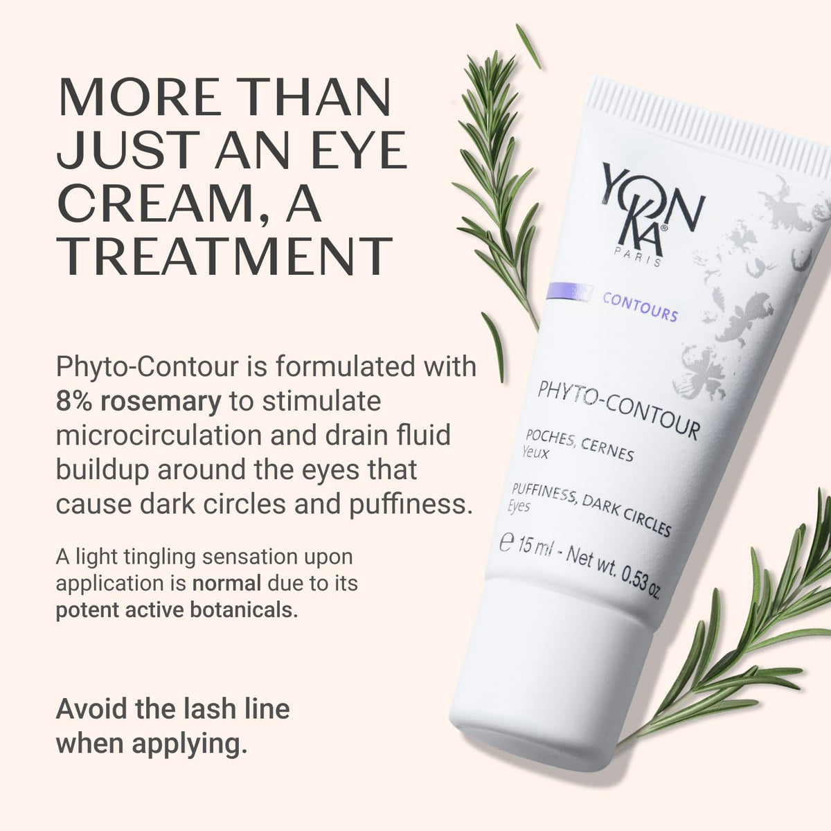Yonka Phyto-Contour jar beside a passport to show compact travel-friendly size