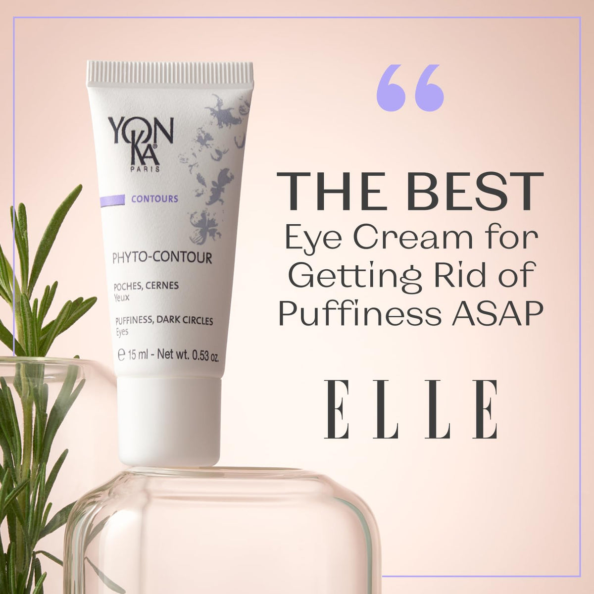 Yonka Phyto-Contour cream texture close-up highlighting lightweight cooling formula