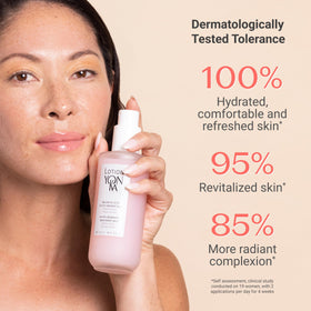 Yonka PS close-up label highlighting product name and alcohol-free benefit