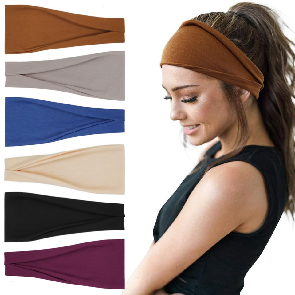 YONUF front packaging showing six headbands and colors for easy selection and gifting