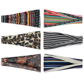 YONUF headband used during skincare routine keeping hair neatly away