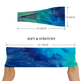 YONUF headband on runner outdoors illustrating secure hold and sweat control