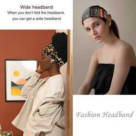 YONUF headband on runner keeping hair back and absorbing sweat during exercise