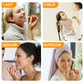 Yopela ingredients label view emphasizing vitamin E and natural oil benefits