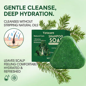 yoracare bar in shower being used showing easy application and travel benefit