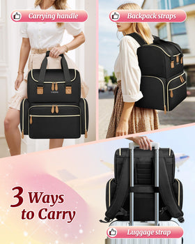 YOREPEK attached to suitcase handle for easy travel portability