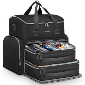 YOREPEK front view closed showing compact waterproof protection and portability